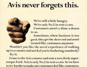 Avis - "We try harder"<br />photo credit: sellsellblog.blogspot.com